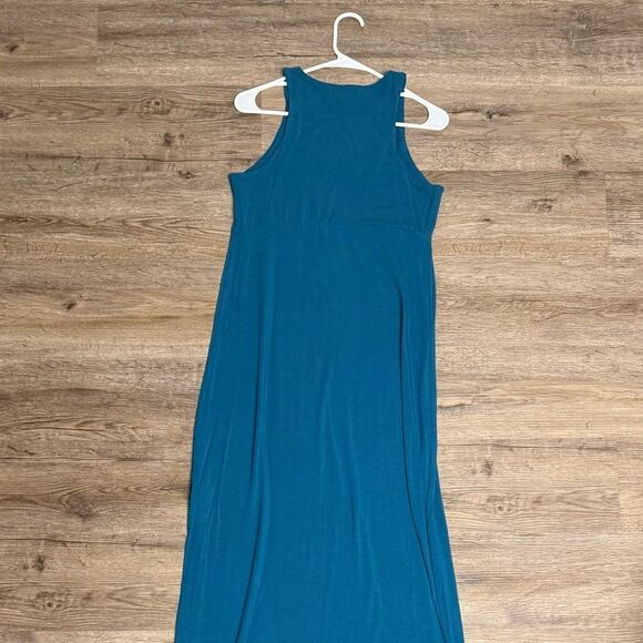Athleta Teal Maxi Dress - Picture 9 of 11